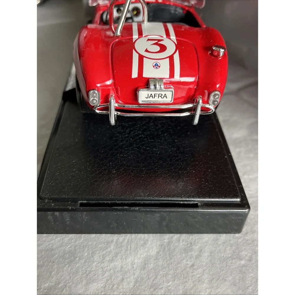 Vtg Shelby Collectibles 1965 Shelby Cobra 427 S/C Red with White Stripes Jafra